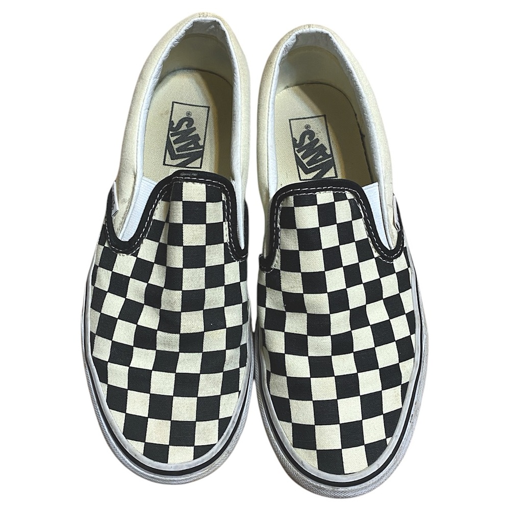SOLD :: Vans Classic Checkered Slip-Ons - Picture 3 of 7